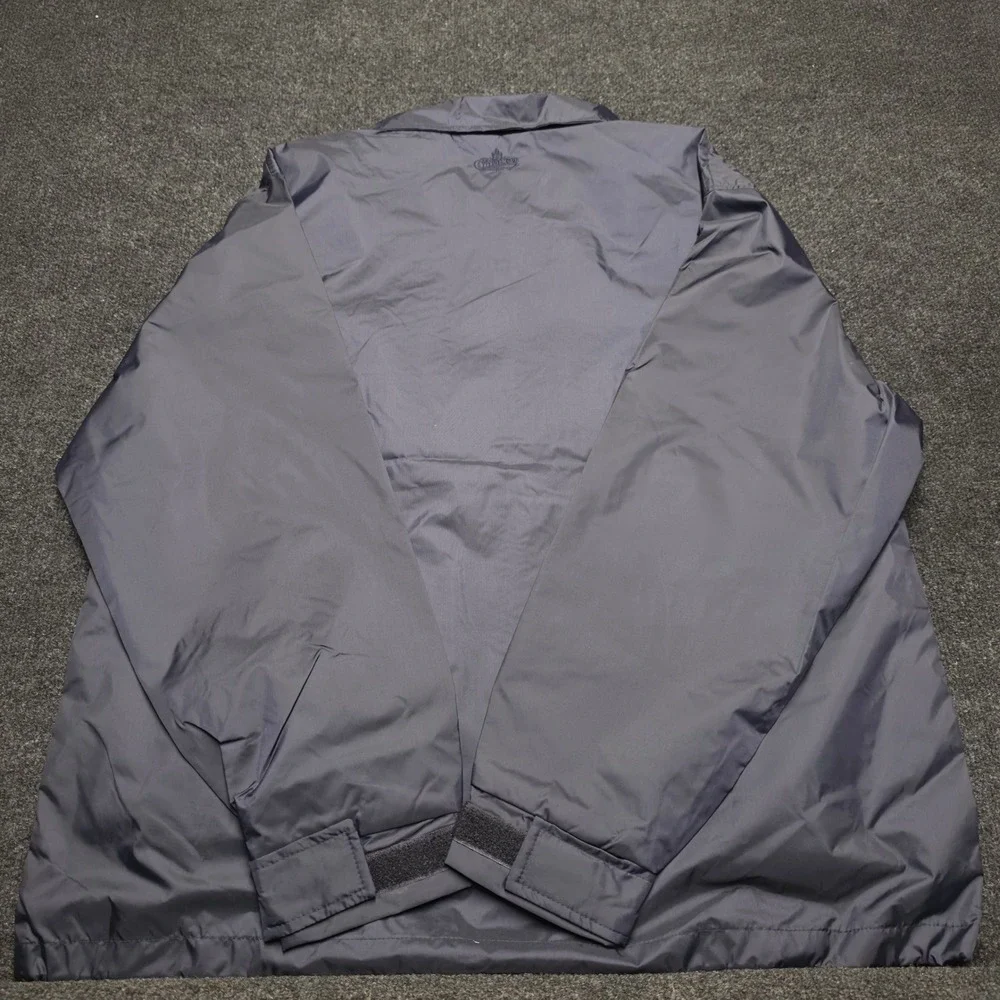 Choko Motorsports Snap-on Racing Windbreaker Jacket Navy Blue Mens Large